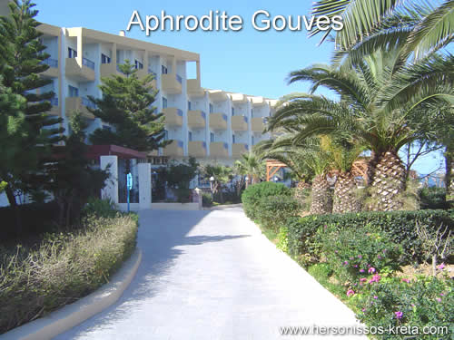 Aphrodite Gouves, groot al inclusive hotel in Gouves Kreta.Gouves aphrodite Kreta.