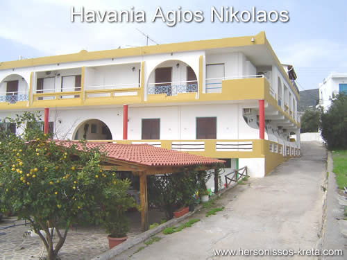 Havania Agios Nikolaos. aan de westkant van Agios nikolaos, mooi gelegen aan de baai van mirabello.